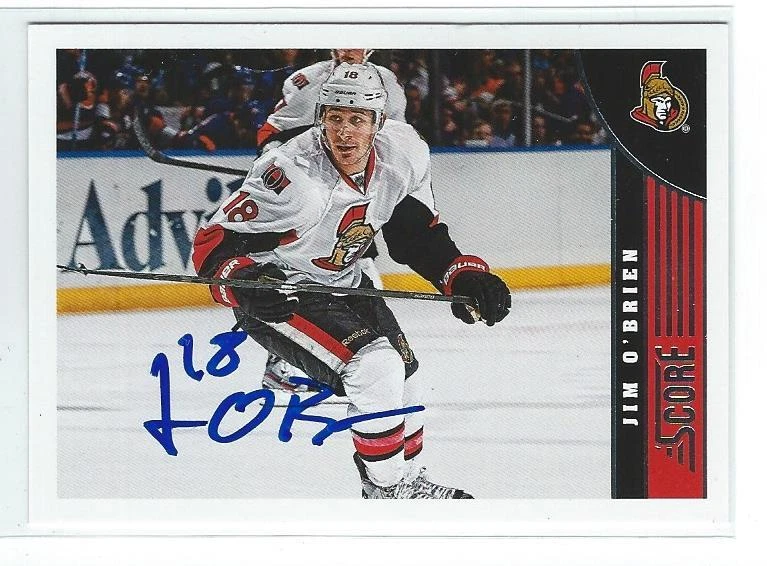 Jim O'Brien Signed 2013/14 Score Panini Card #362