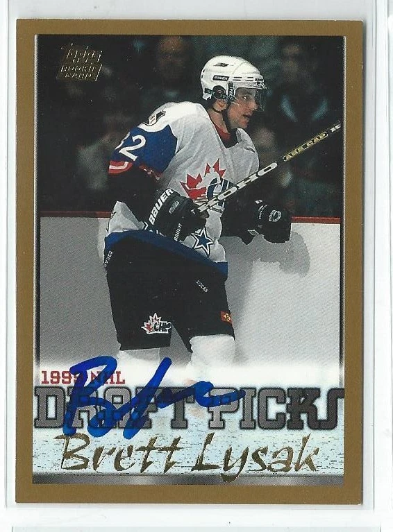 Brett Lysak Signed 1999/00 Topps Draft Picks Rookie Card #272