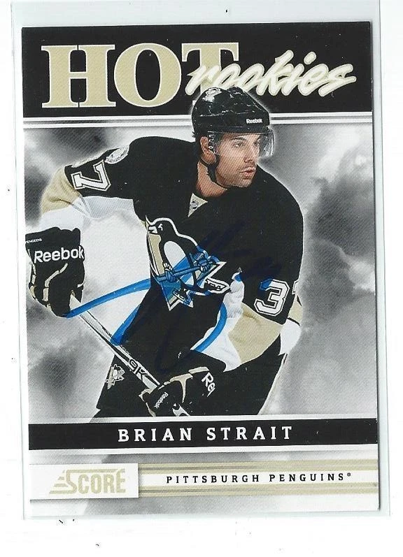 Brian Strait Signed 2010/11 Score Hot Rookies Card #531