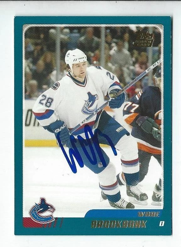 Wade Brookbank Signed 2003/04 Topps Rookie Card #TT140