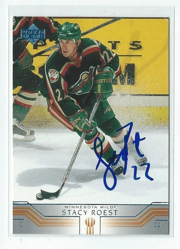 Stacy Roest Signed 2001/02 Upper Deck Card #319
