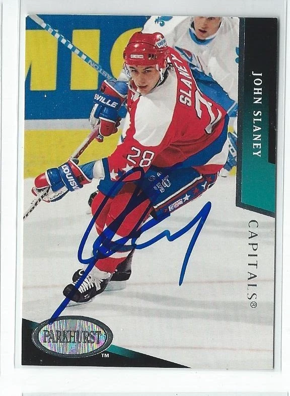 John Slaney Signed 1993/94 Parkhurst Card #494
