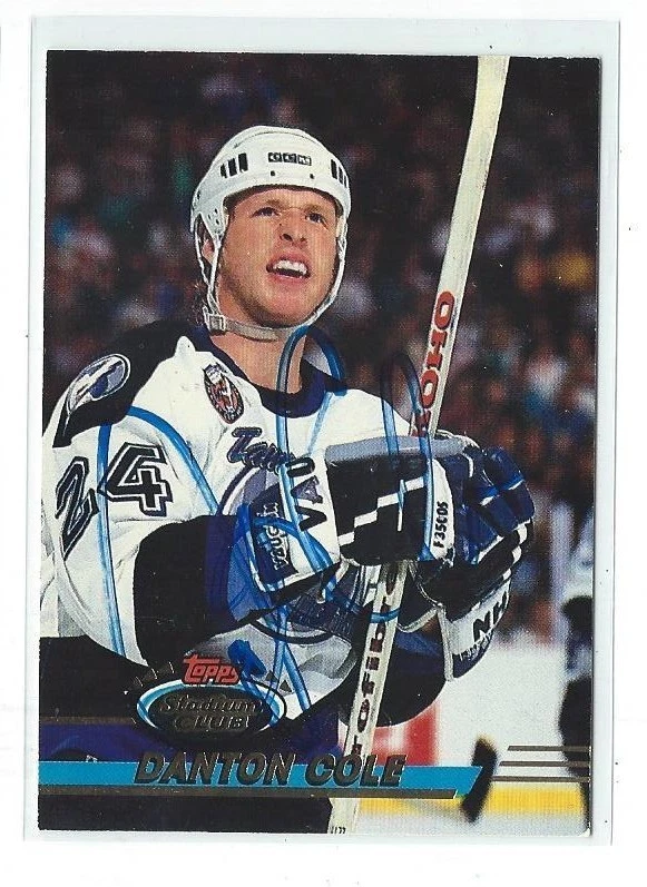 Danton Cole Signed 1993/94 Topps Stadium Club Card #239
