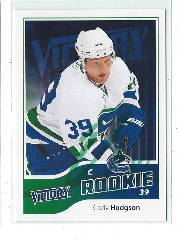 Cody Hodgson Signed 2011/12 Victory Rookie Card #249