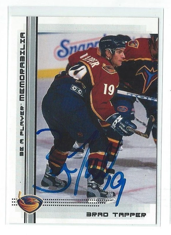 Brad Trapper Signed 2001/02 Be A Player Card #437