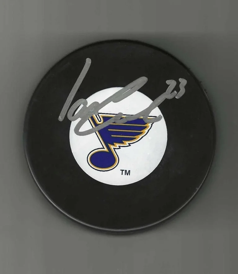 Ian Cole Signed St Louis Blues Puck Colorado Avalanche