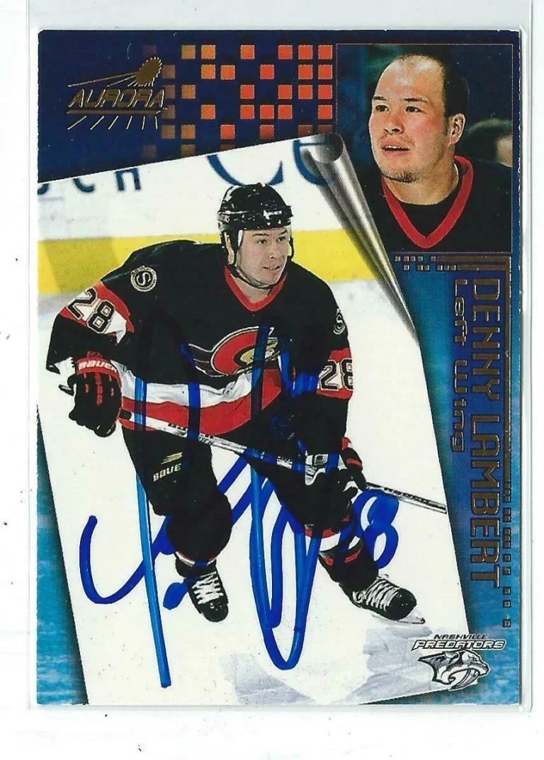 Denny Lambert Signed 1998/99 Aurora Card #103