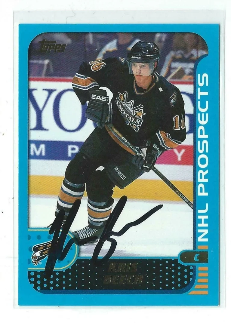 Kris Beech Signed 2001/02 Topps Card #273