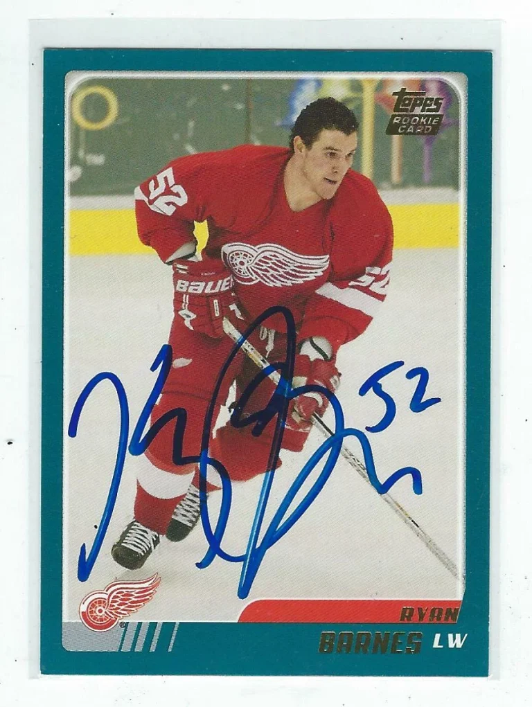 Ryan Barnes Signed 2003/04 Topps Traded Rookie Card #TT148