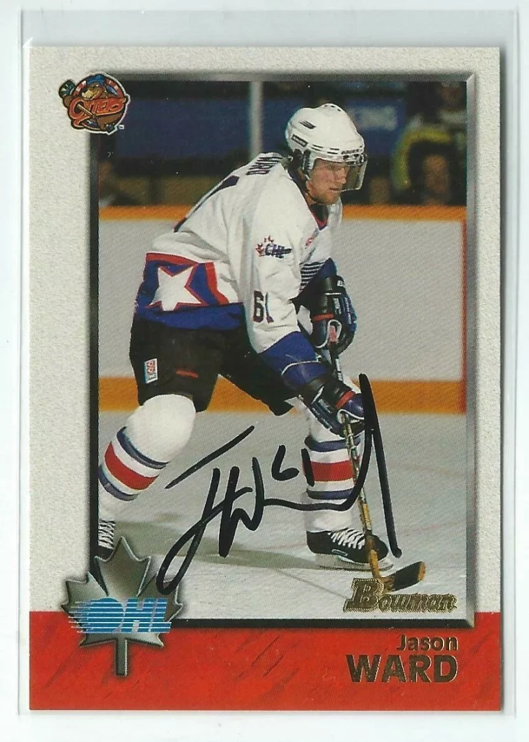 Jason Ward Signed 1998/99 Bowman OHL Card #9