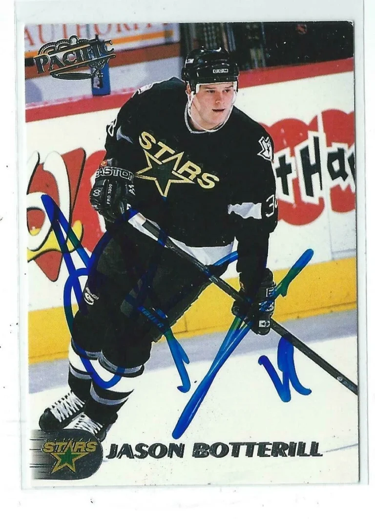Jason Botterill Signed 1998/99 Pacific Card #172