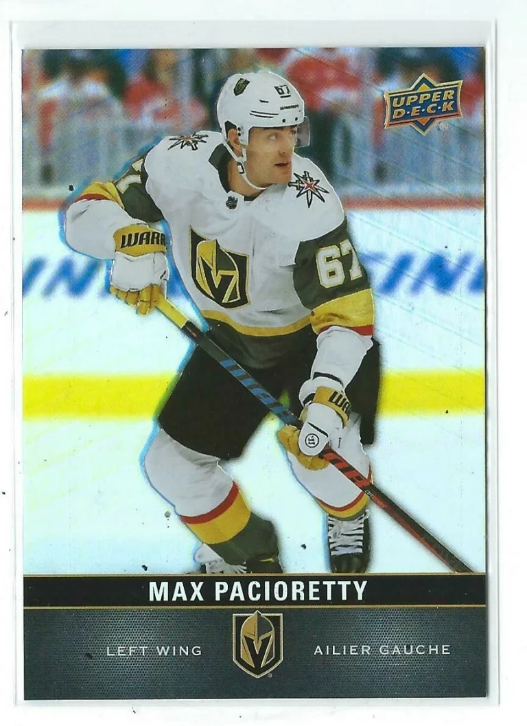 Max Pacioretty 2019/20 UD Tim Hortons Card #67 Shipped from U.S.