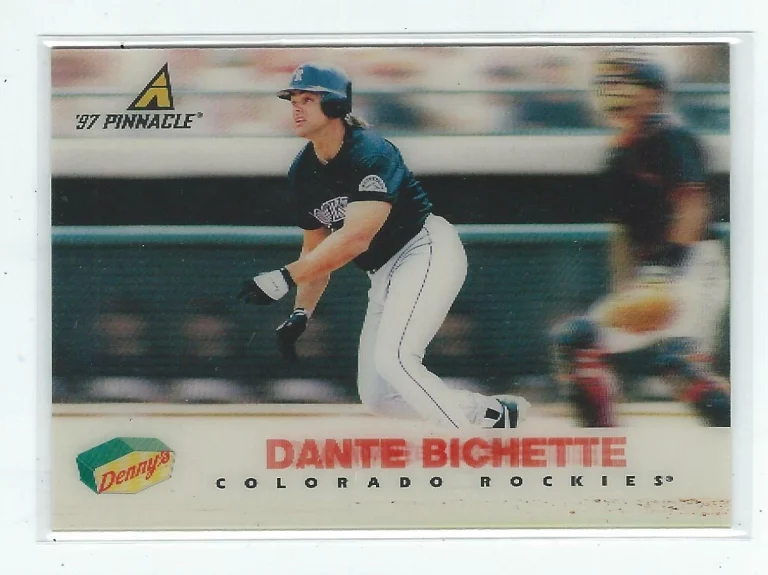 Dante Bichette 1997 Pinnacle Denny's Card #18 Of 29