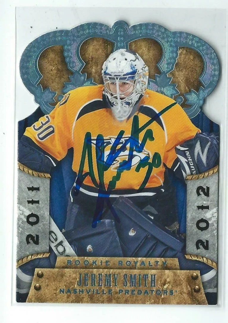 Jeremy Smith Signed 2011/12 Panini Rookie Royalty Card #189