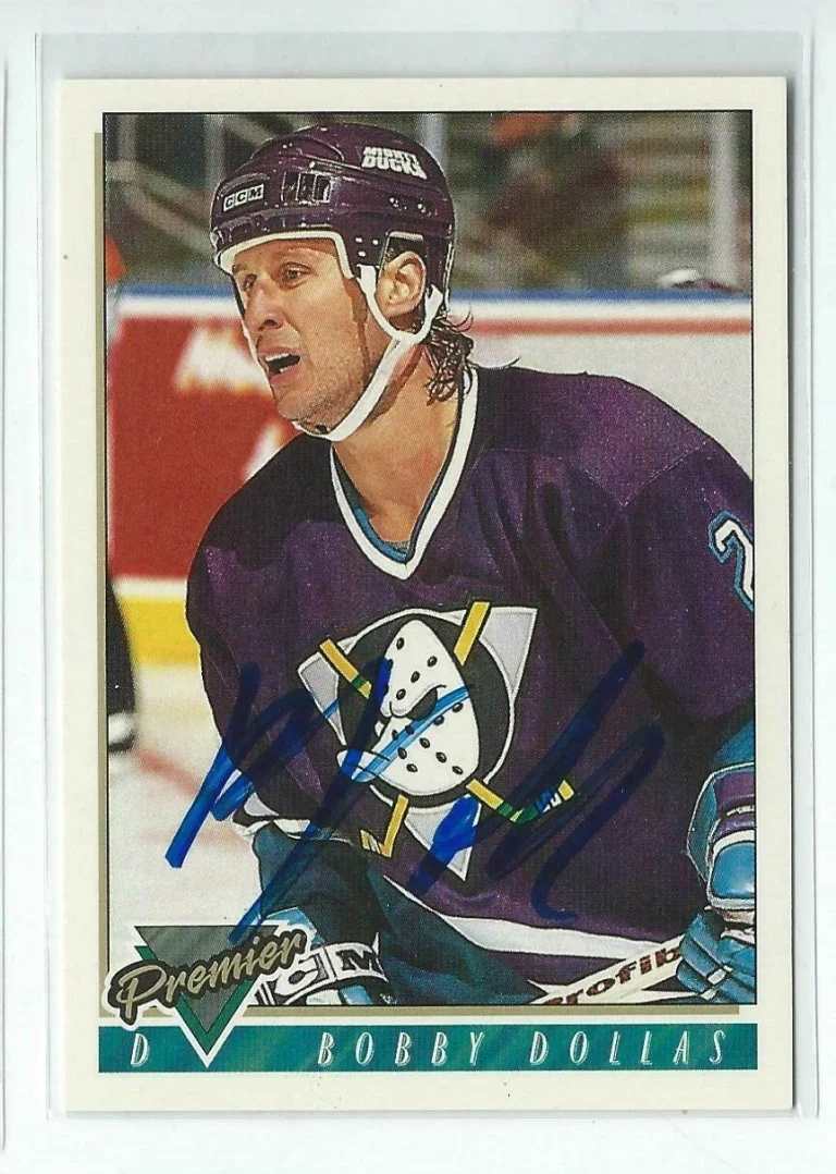 Bobby Dollas Signed 1993/94 Premier Card #491
