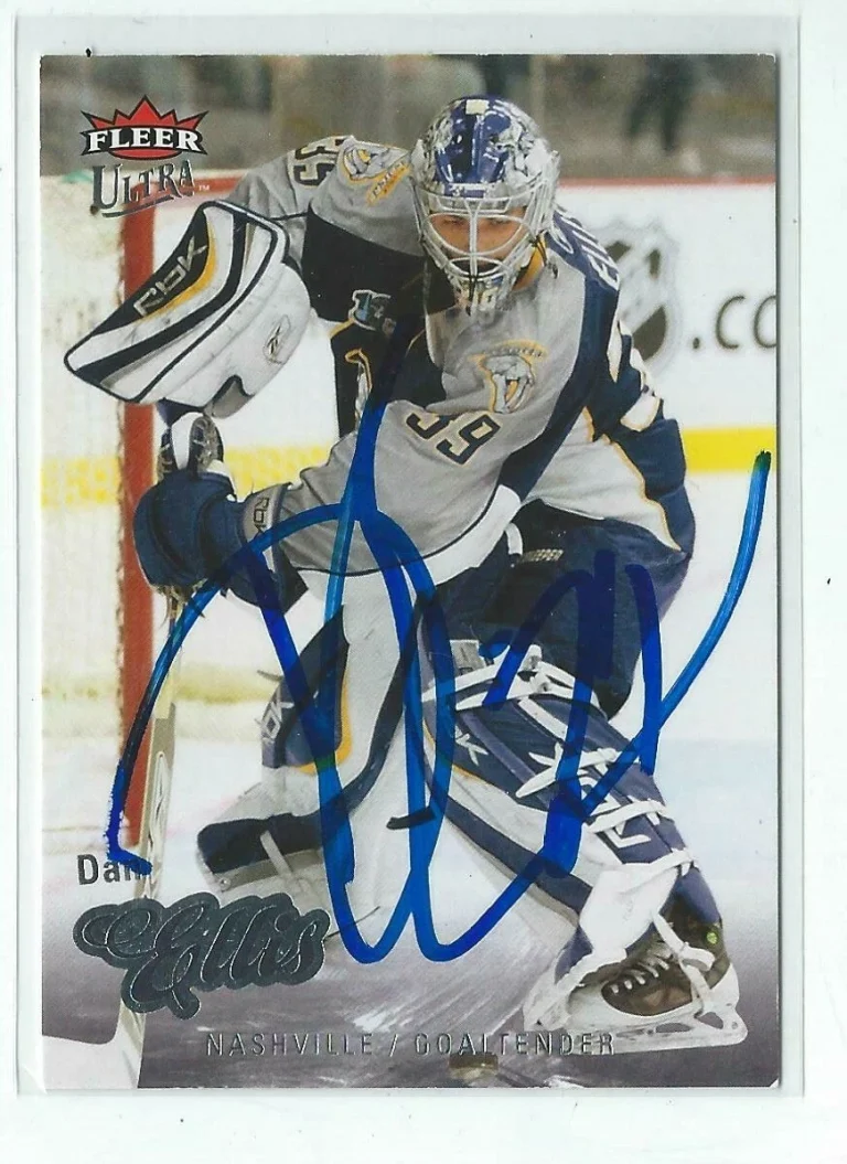 Dan Ellis Signed 2008/09 Fleer Ultra Card #172