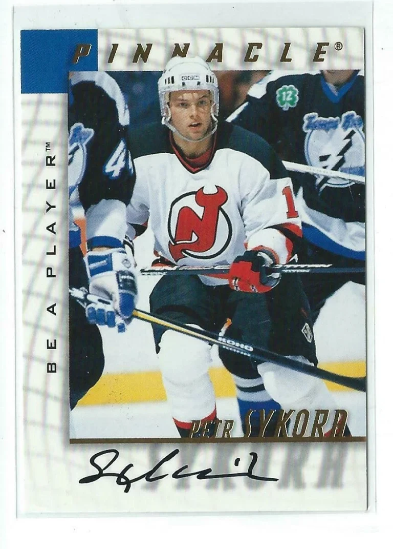Petr Sykora 1997/98 Pinnacle Be A Player Certified Autograph Card #134