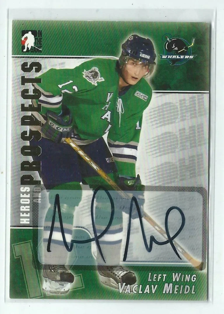 Vaclav Meidl 2004/05 Heroes And Prospects Autograph Card #A-VM