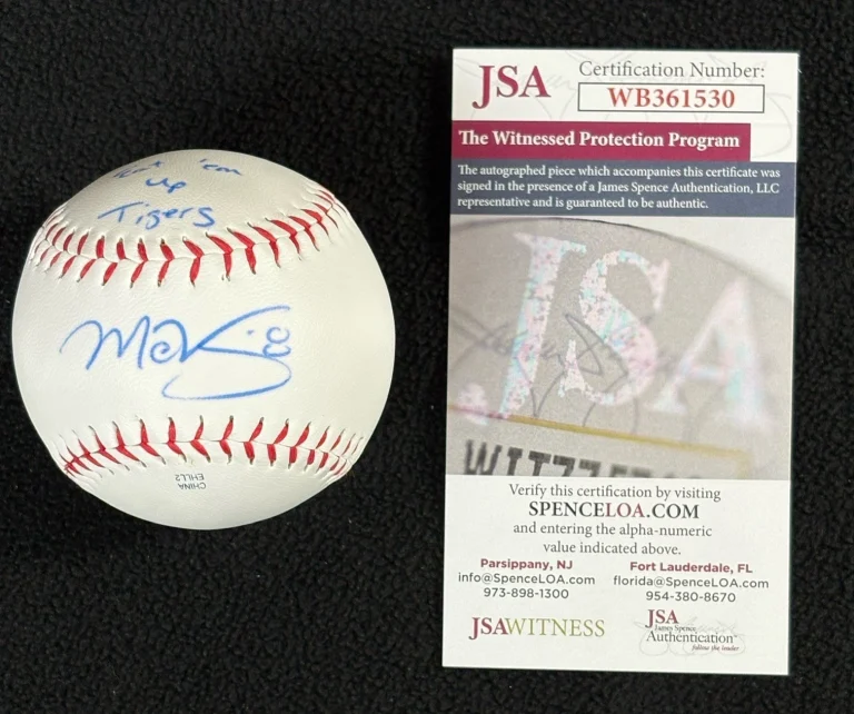 Matt Vierling Signed & Inscribed 