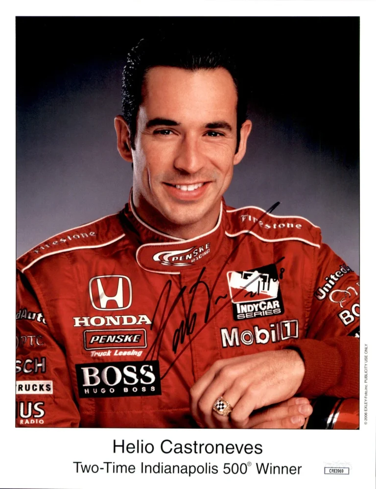 Helio Castronevas Signed & Inscribed 2006 Publicity 8.5x11 Photo #1 JSA COA