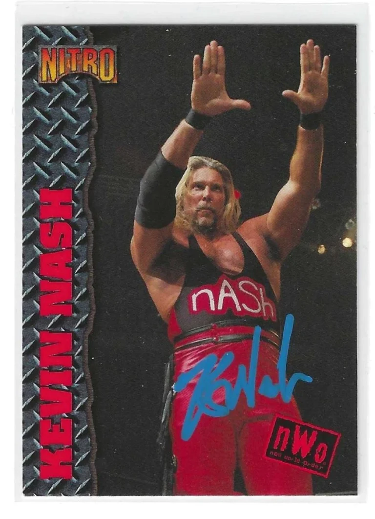 Kevin Nash Signed 1999 Topps WCW/nWo Nitro Card #43 WWE WWF