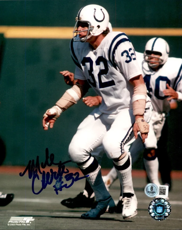 Mike Curtis Signed Baltimore Colts Photofile 8x10 Photo JSA COA