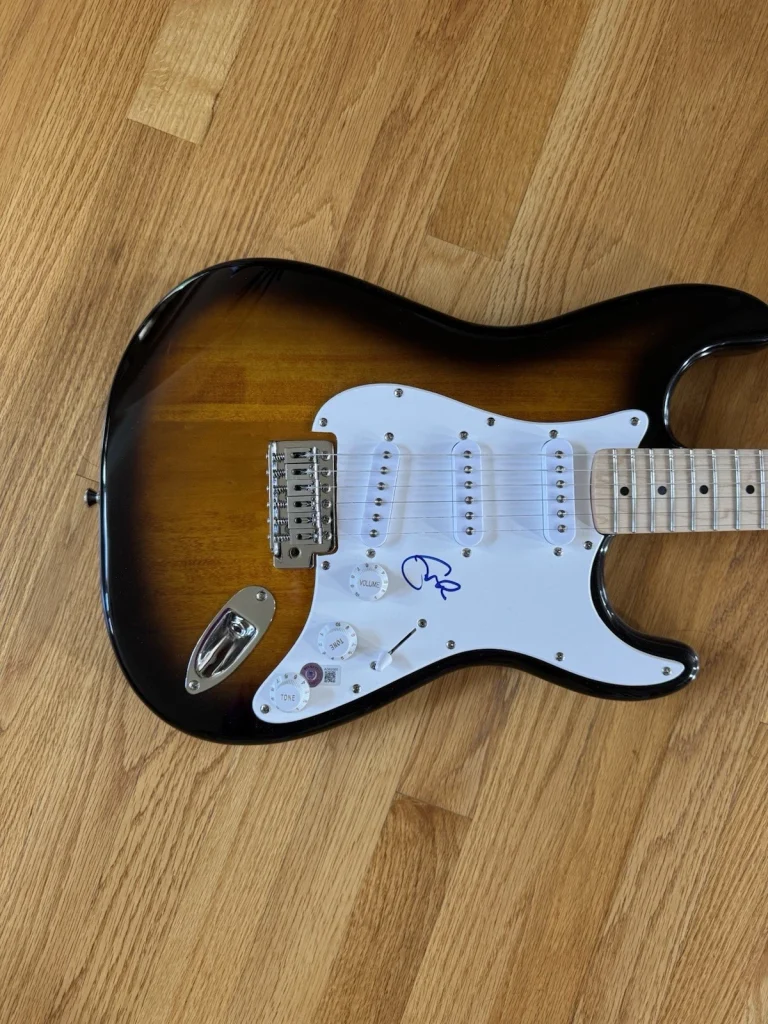 Eric Clapton Signed Stratocaster Sunburst Guitar Beckett BAS LOA Cream Layla