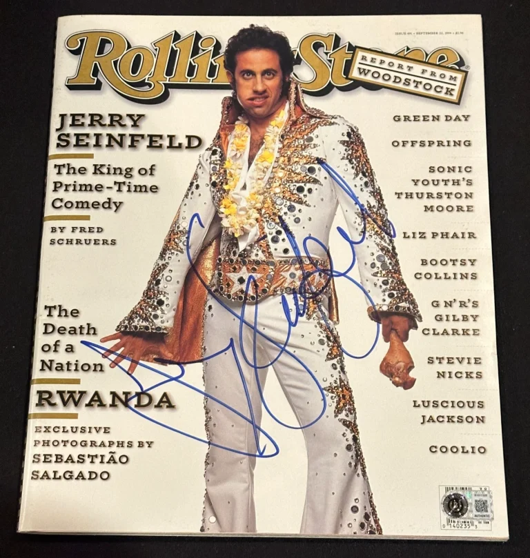 JERRY SEINFELD Signed ROLLING STONE Magazine Beckett (BAS) Authenticated