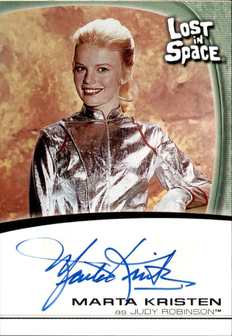 Marta Kristen 2003 Fantasy World Lost In Space Autograph Auto Card A7