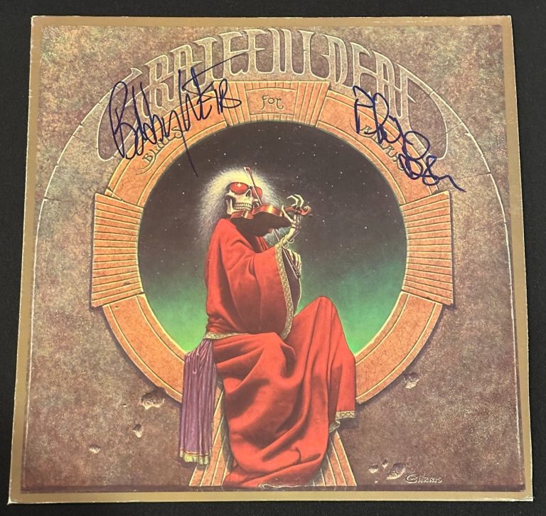 BOB WEIR & PHIL LESH Signed Grateful Dead LP ALBUM COVER Beckett Auth (BAS) LOA