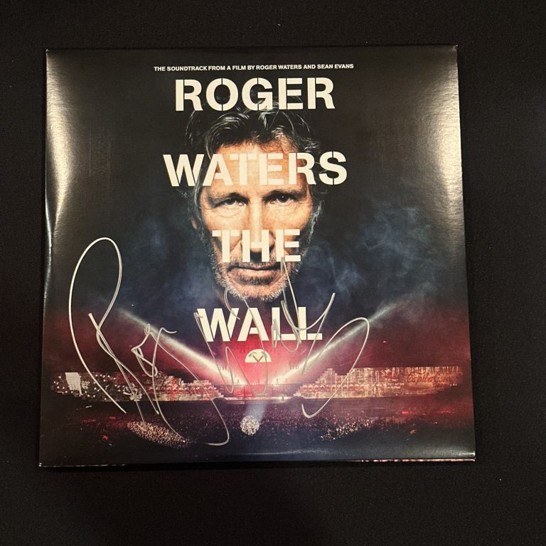 ROGER WATERS Signed The Wall Soundtrack LP ALBUM COVER Beckett (BAS) LOA