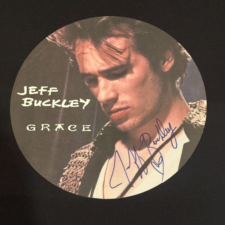 JEFF BUCKLEY Signed GRACE Alubm Flat Beckett (BAS) LOA