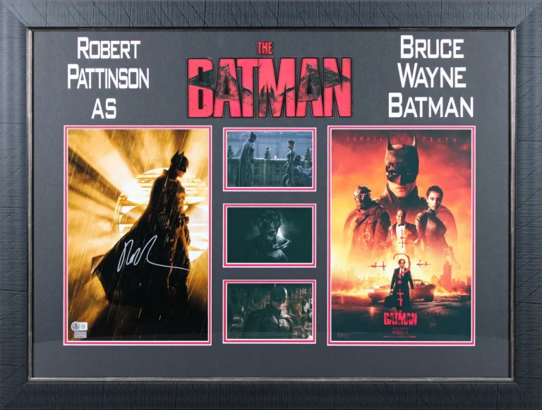 Robert Pattinson The Batman Authentic Signed 11x14 Framed Photo BAS #BN77052