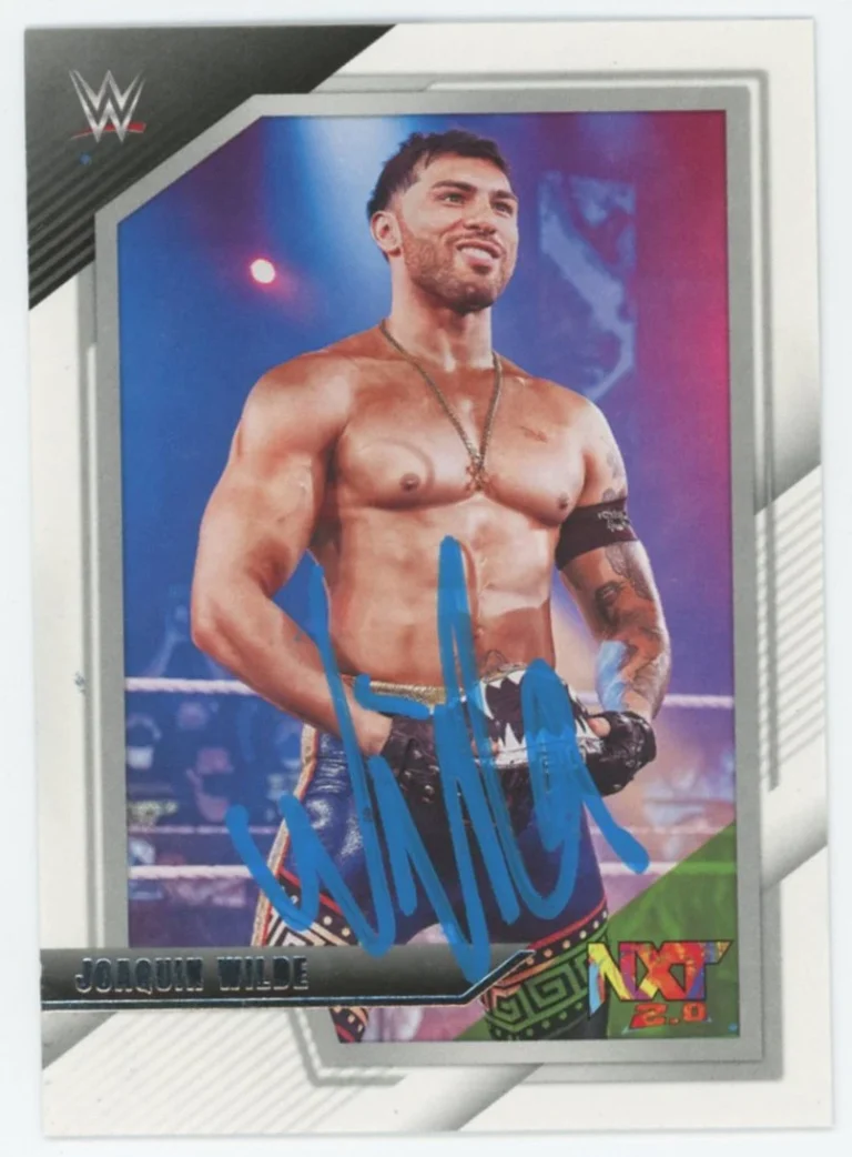 Joaquin Wilde WWE Authentic Signed 2022 Panini NXT #67 Card BAS #BS86831