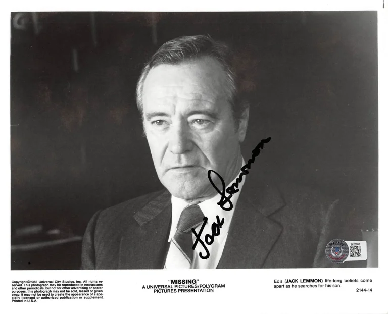 Jack Lemmon Missing Authentic Signed 8x10 Photo Autographed BAS #BK03802