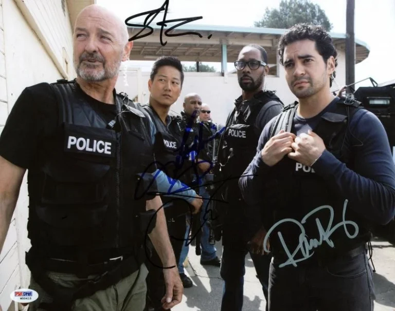 Gang Related (4) O'Quinn, Rza, Kang & Rodriguez Signed 11X14 Photo PSA #W00415