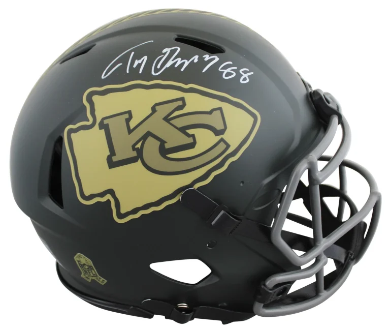 Chiefs Tony Gonzalez Signed STS IV Full Size Speed Proline Helmet BAS Witnessed