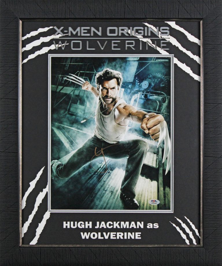 Hugh Jackman Wolverine Authentic Signed 11x14 Framed Photo PSA/DNA #AP93992