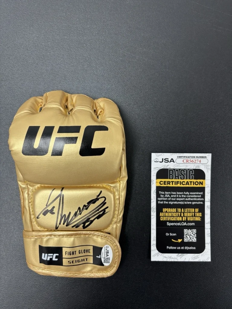 Jiri Prochazka  Autographed Signed Gold UFC MMA Glove JSA Coa Rare. BJP