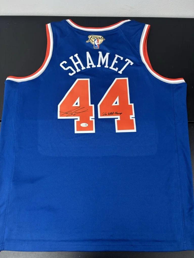 LANDRY SHAMET SIGNED AUTOGRAPHED INSCRIBED NY KNICKS FINALS  JERSEY CHAMPS JSA.
