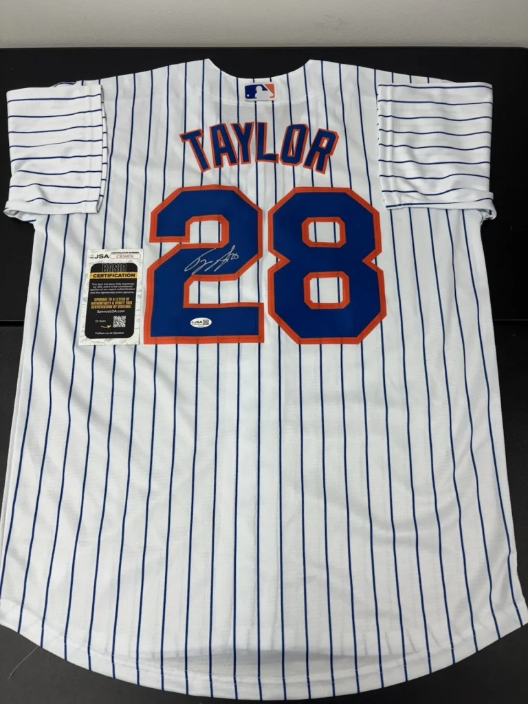 Tyrone Taylor Signed New York Mets Jersey JSA Coa Autographed