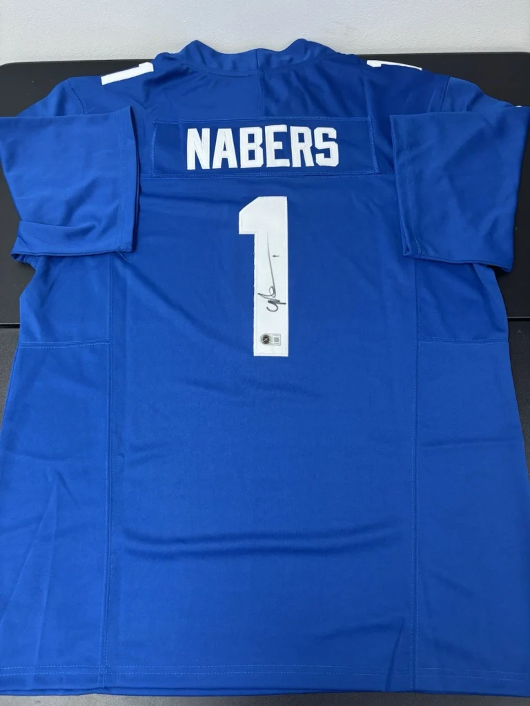 Malik Nabers Signed Autographed Jersey New York Giants Beckett COA