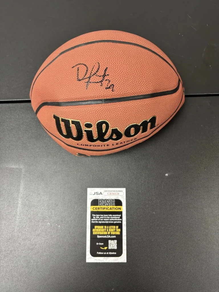 Darryn Peterson Signed Autographed Authentic NCAA Wilson Basketball JSA COA