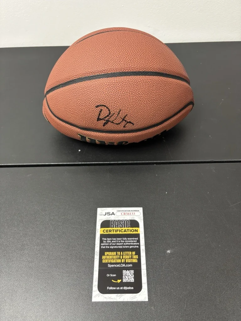 Darryn Peterson Signed Autographed Authentic NCAA Wilson Basketball JSA COA