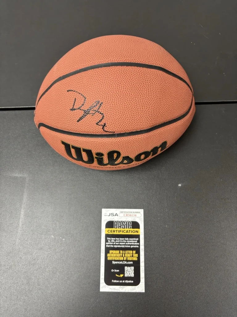 Darryn Peterson Signed Autographed Authentic NCAA Wilson Basketball JSA COA