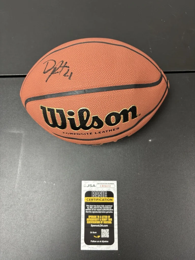 Darryn Peterson Signed Autographed Authentic NCAA Wilson Basketball JSA COA
