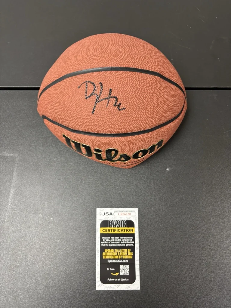 Darryn Peterson Signed Autographed Authentic NCAA Wilson Basketball JSA COA