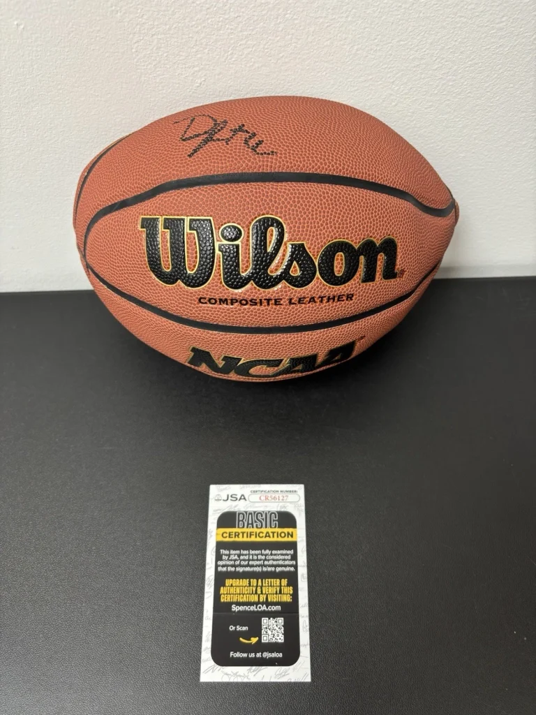 Darryn Peterson Signed Autographed Authentic NCAA Wilson Basketball JSA COA