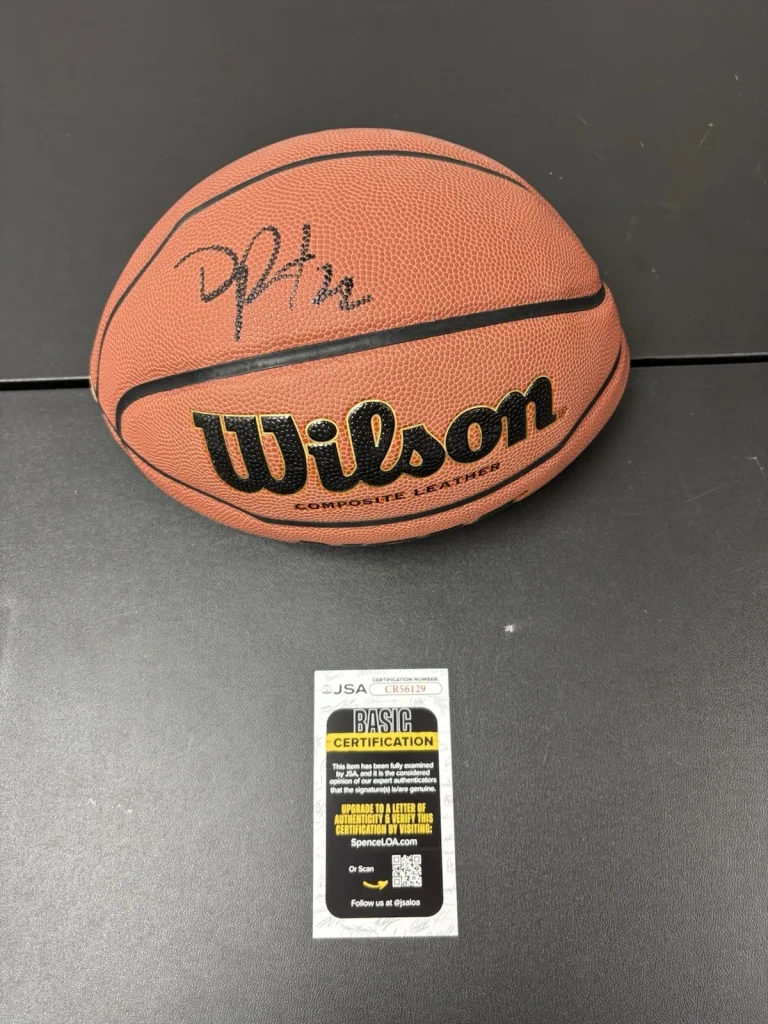Darryn Peterson Signed Autographed Authentic NCAA Wilson Basketball JSA COA