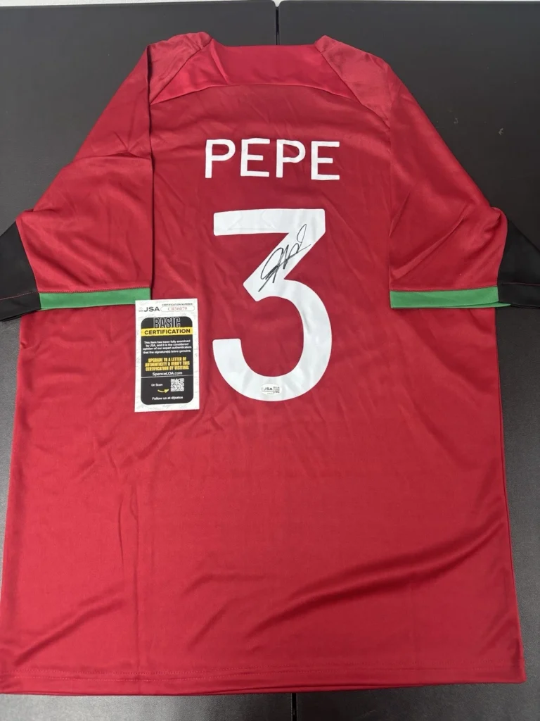 Pepe Signed Jersey Portugal JSA COA